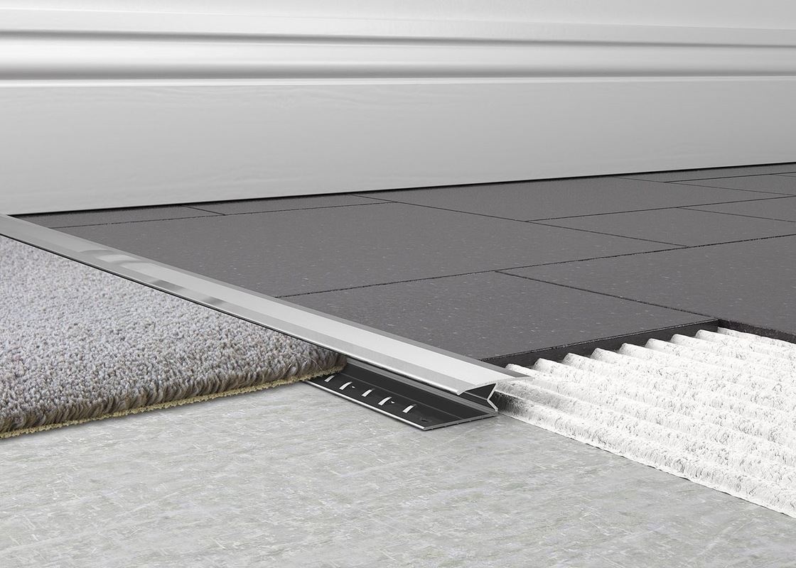 Aluminum Profile Carpet Transition Strip Anodized Surface Treatment